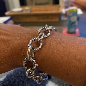 David Yurman oval link bracelet 12mm sterling silver